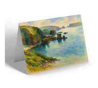 NOTELET - West Coast, Sark - Vintage Art Style