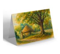 NOTELET - West Lodge, Crabbet Park, Pound Hill - Vintage Art Style