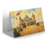 NOTELET - Weston-super-Mare. Grand Pier Pavilion (a) - Vintage Art Style