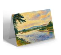 NOTELET - Where the Tanar meets the Dee, Aboyne - Vintage Art Style