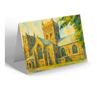 NOTELET - Wimborne Minster (a) - Vintage Art Style