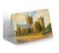 NOTELET - Wimborne Minster (b) - Vintage Art Style