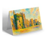 NOTELET - Windsor Castle from Castle Hill (a) - Vintage Art Style