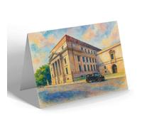 NOTELET - World Economic Conference Hall Kensington b - Vintage Art Style