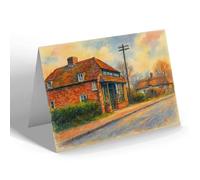 NOTELET - Ye Olde Forge & Thatched Cottage Swalecliffe - Vintage Art Style
