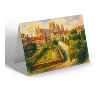 NOTELET - York, The Minster - Vintage Art Style