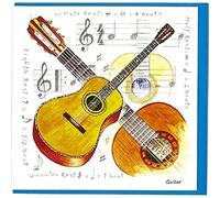 Notelets Pack Of Five - Acoustic Guitar Design: Stationery