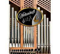 Notenbuch Keyboard Notenheft Klavier Musikunterricht Akkordeon Notenlinienheft Große Lineatur Klavierunterricht Anfänger Piano Orgelbuch DIN A4 ... Notensysteme Musiker Celesta A11A