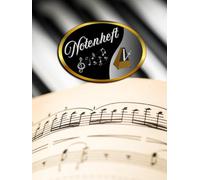 Notenbuch Keyboard Notenheft Klavier Musikunterricht Akkordeon Notenlinienheft Große Lineatur Klavierunterricht Anfänger Piano Orgelbuch DIN A4 ... Notensysteme Musiker Celesta A08A