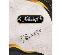 Notenheft Klavier Notenbuch Keyboard Musikunterricht Akkordeon Notenlinienheft Große Lineatur Klavierunterricht Anfänger Piano Orgelbuch DIN A4 ... Notensysteme Musiker Celesta 02B15