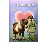 Notepad: A Girl With Her Cute Shetland Pony, Useful Lined Journal For Horse Lovers