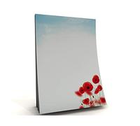 Notepad A5 | Flowers, Nature Writing Paper Pad | Poppies | 50 Sheets 90 g/m² | Writing Pad | Notepad | Notepad | Notepad A5 | Paperandpicture