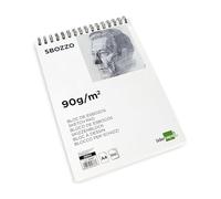 Notepad Drawing liderpapel Sketches Spiral DIN A4 210 x 297 mm 100 Sheets 90 g/m2 Without Box