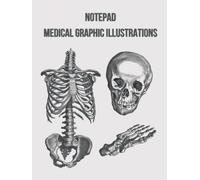 Notepad for notes with medical graphic illustrations/8.5x11/100 pages: Creative Composition Notebook for medical students