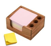 Notepad Holder | Wooden Non-slip Desk Memo Block Organizer | Storage System for Post-its,For Kids Boys Girls Teenage Living Room Bookshelf Cabinet