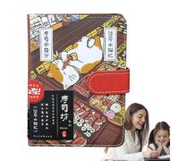 Notepad - PU Cover Double-Gum Paper 105x146x20m | Yuju Mountain Cat Diary | Sketchbook For Journaling, Drawing, School Notes, Office Writing, And Creative Daily Use