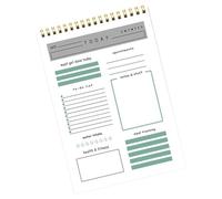Notepad, Undated Daily Planner, Memo Reminder Task Tracker, 5.71x8.66 inches Schedule Organizer for Men and Women, Goal Achievement Planner for Productivity and