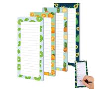 Notepads | 4 Pieces Convenient Size with Tearable Paper - Notepads with Clear Print,for Home School Classroom Outdoor Travel Daily Work Study Shopping List Women Girls