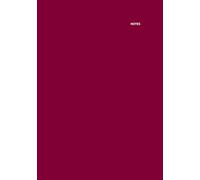 Notes: 17x25cm personal note taking book - 125 pages - Rigid cover - Minimal design - Compact - Distraction free writing experience