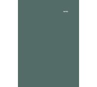Notes: 17x25cm personal note taking book - 125 pages - Rigid cover - Minimal design - Compact - Distraction free writing experience