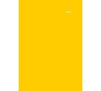 Notes: 17x25cm personal note taking book - Yellow rigid cover - Minimal design - Compact - Distraction free writing experience