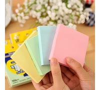 Notes 3x3, Sticky Notes Bright Colors Soft Writing for Home for School for Office (Pink)
