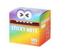 Notes 3x3 Up Self-Stick Notes Pads with Bright Colors, Easy to Post for, School, Home, 4 Pads/Pack, 90 Sheets/Pad (Green) Szq637 (B, 7cm)