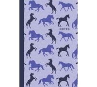 Notes: 6x9 Hardcover Password Book Cleverly Disguised With Beautiful Design / Decorative Purple Horse - Animal Pattern / Hardback Discreet Internet ... Log-book / Alphabetical Tabs / Large Print