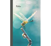 Notes: 6x9 Password Book Cleverly Disguised With Beautiful Design / Blue Yellow Dragonfly Art Photo / Discreet Internet Username and Website Login Log-book / Alphabetical Tabs / Large Print