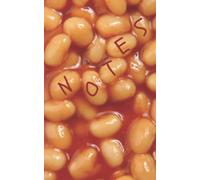 Notes: A 5" x 8" 100 Page Small Pocket Size Notepad With a Baked Bean Cover