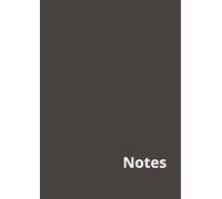 Notes: A Simple Minimalist Professional Structured Notebook with Priorities Planner for Focus, Accountability & Task Control | Charcoal Gloss Cover