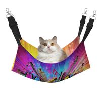 Notes And Instruments Printed Pet Hammock - Sleeping Hammock For Cats, Rabbits, Ferrets, Puppies, Small Animals