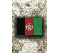 Notes: Beautiful Flag Of Afghanistan Lined Journal Or Notebook, Great Gift For People Who Love To Travel, Perfect For Work Or School Notes