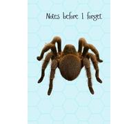 Notes before I forget: Spooky Spider Notebook