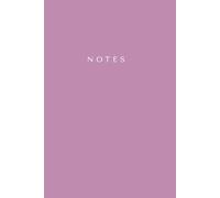 Notes: Dusty Rose Notebook: 6x9 Aesthetic Lined Journal for Work,School and Personal Notes 120 College Ruled Pages, Minimalist Dusty Pink Matte Soft Cover