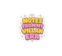 Notes From My Villain Era: Cute Chaos Edition: A notebook for otherthinkers, daydreamers and future masterminds