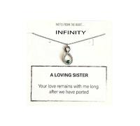 Notes From The Heart A Loving Sister Infinity Pendant
