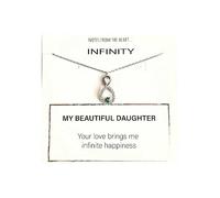 Notes From The Heart My Beautiful Daughter Infinity Pendant