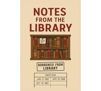 Notes From The Library: Classic Graph Notebook | 6x9 | 80 Pages | Ideal for Students, Bookworms & Quiet Thinkers