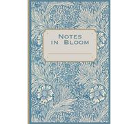 Notes in bloom - Composition Notebook College Ruled: Floral Vintage Botanical Illustration | Cute Aesthetic Journal For Girls, Teens, Women | Note For ... Students, School, Work, Office | Wide Lined