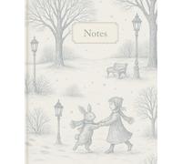 Notes Journal: Winter Garden Toile de Jouy - Writing, Journaling, Gift - College Ruled