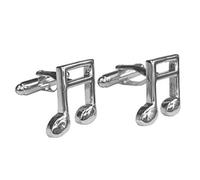 Notes Music Cuff Links Cufflinks Miniblings Buttons + Box Sixteenth 16Th Note