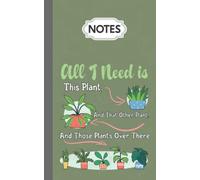 Notes Note Book Journal: Funny Plant Lover Retirement Plan Gardening Retired Gardener, 5x8 in, 100 Pages Lined Paper 12.7x20.32 cm Note Taking Journal