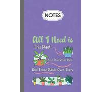 Notes Note Book Journal: Funny Plant Lover Retirement Plan Gardening Retired Gardener, 6x9 in, 100 Pages Lined Paper 15.24x22.86 cm Note Taking Journal