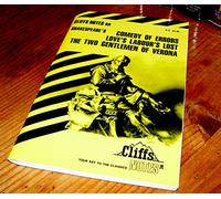 Notes on Shakespeare's "Comedy of Errors", "Love's Labour's Lost" and "Two Gentlemen of Verona" (Cliffs notes)