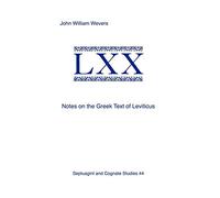 Notes on the Greek Text of Leviticus