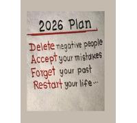 Notes: " Plan 2026" - Notebook To Write In, List, Creativity, Lined Paper, 8.5" x 11" Inches, 110 Pages.