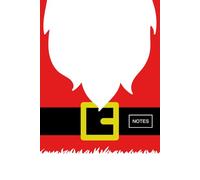 Notes: Santa Christmas note book | kids note pad lined a5 6x9 | stocking filler children's | Christmas organising to do lists gift list | Father Christmas