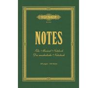 Notes: The Musical Notebook: Classic Dotted Paper, Hard Cover, 160 Pages, A5, includes Manuscript Pages at back (EP20026)