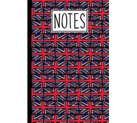 Notes: Union Jack British Flag Blank Notebook, Journal, Composition Book, 6x9 college lined